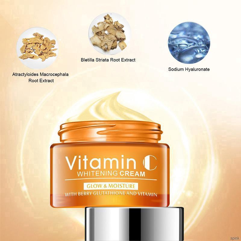 (Hàng Mới Về) Kem Vitamin C Dưỡng Ẩm Làm Sáng Da 50g