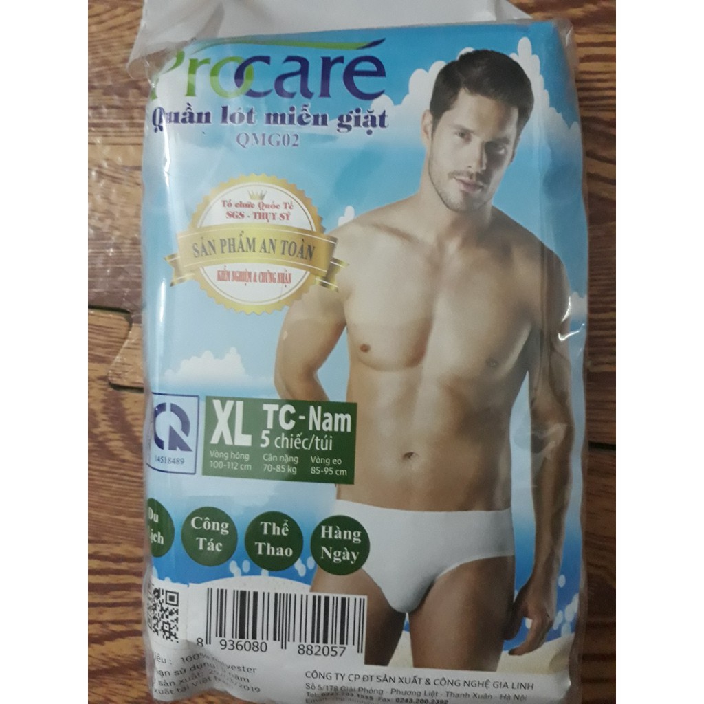 Quần lót dùng 1 lần Procare Cotton Nam
