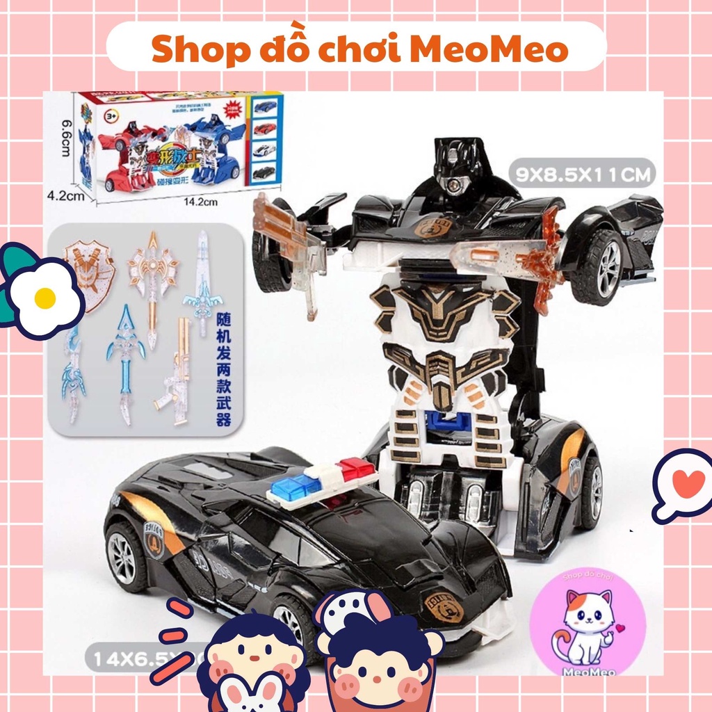 Xe ô tô đồ chơi biến hình robot linh hoạt, ô tô đồ chơi - đồ chơi trẻ em