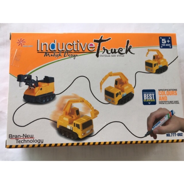 HỘP ĐỒ CHƠI XE CẢM BIẾN CHẠY THEO ĐƯỜNG VẼ