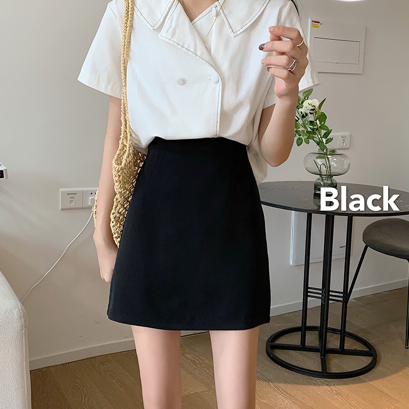 Chân váy chữ A lưng cao phong cách Hàn Quốc độc đáo | BigBuy360 - bigbuy360.vn