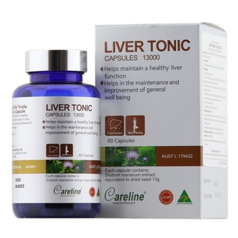 Liver Tonic Capsule 60 Viên - Viên Nang Bổ Gan, Duy Trì Và Cải Thiện Chức Năng Gan