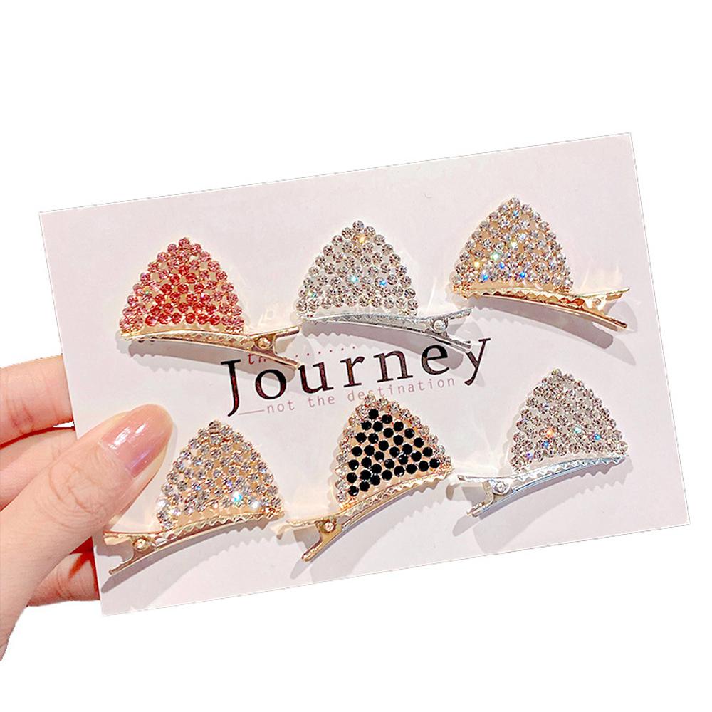 Kẹp Tóc Hình Tai Mèo Lấp Lánh Phong Cách Hàn Quốc Cho Nữ|Kẹp Tóc