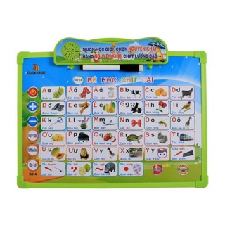 Bảng Chữ Cái Điện Tử Đa Năng Thông Minh Cho Bé ( Tặng Kèm 5 Tấm Bảng Chữ Cái )
