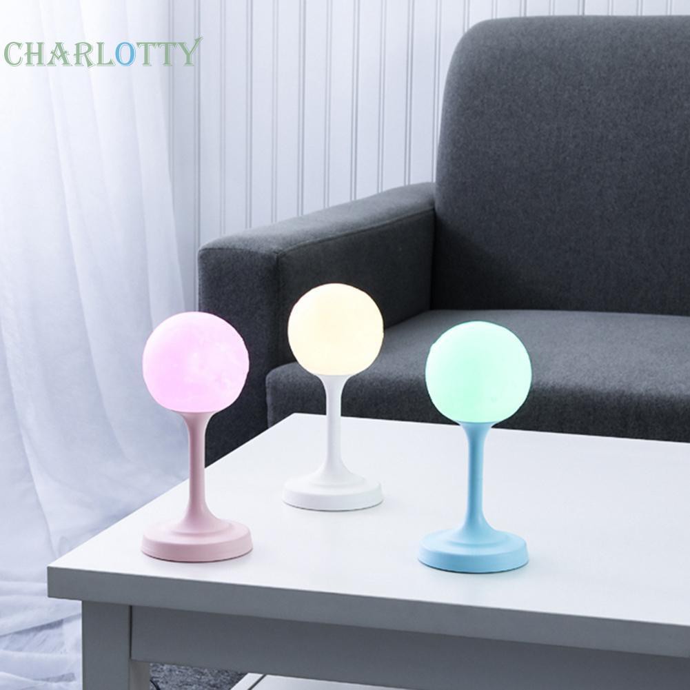 ❤HAPPY❤CHALED Moon Lamp USB Charging Colorful Atmosphere Night Light Reading Lamp