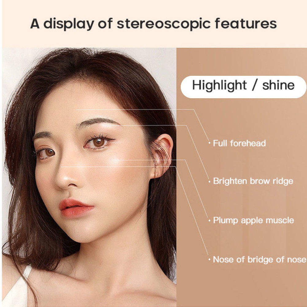 [Hàng mới về] 1 thỏi kem che khuyết điểm tạo khối hai đầu cho gương mặt 3D | BigBuy360 - bigbuy360.vn