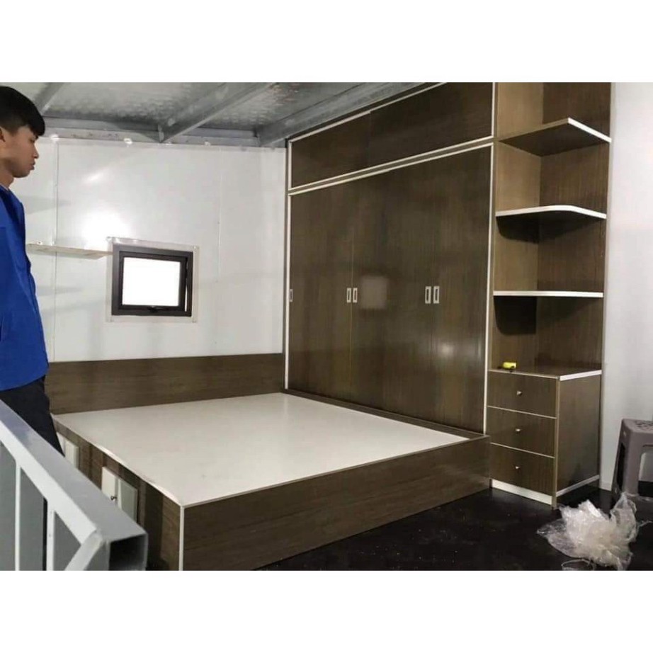 [FREESHIP HN] Giường Nhựa Đài Loan kích thước m6/m8/2m2 có ngăn kéo, chịu lực tốt, bền đẹp tiện lợi