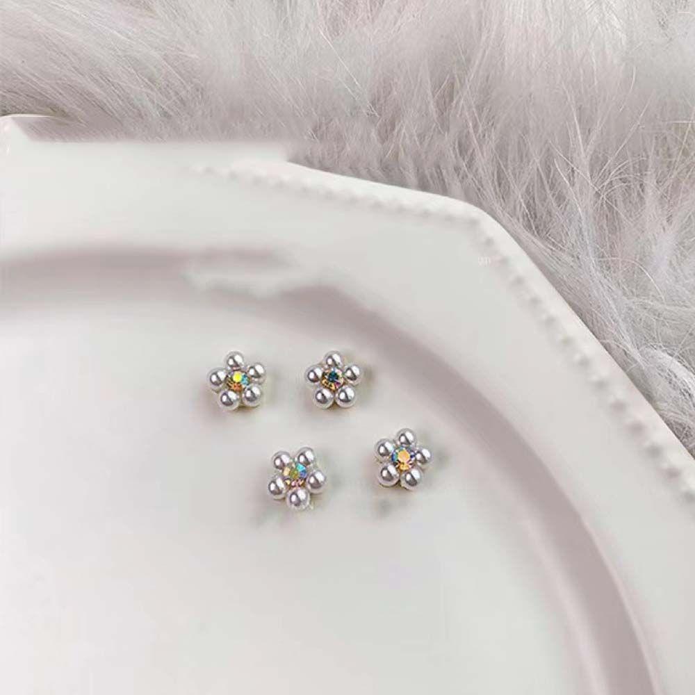 OCEANMAP Phụ Kiện Trang Trí Móng Tay 3D Bằng Hợp Kim Sang Trọng DIY