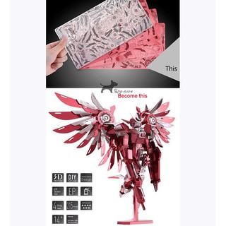 Mô hình thép 3D tự ráp Piececool Thundering wings