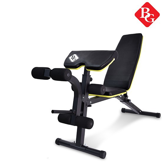 BG Ghế tập bụng đa năng SU-200 Abdominal Training Wokout Bench,Sit Up Incline Curved Bench gym home