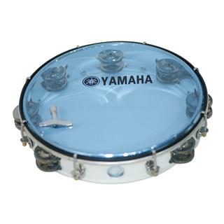 Trống lắc tay - Lục lạc gõ bo Inox Tambourine (Xanh)