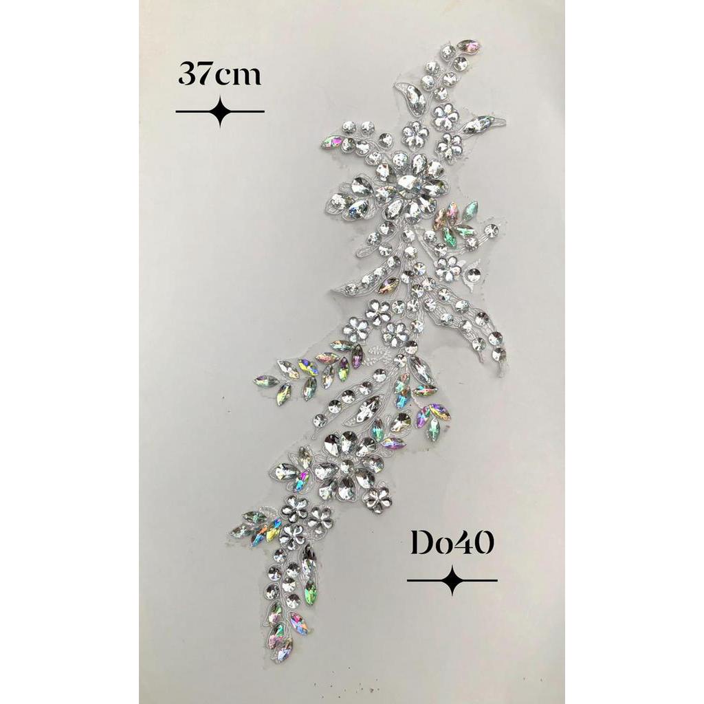 [Có sẵn] [Ảnh thật] [Giá hủy diệt] [Chính hãng] hoa ren đá xoàn cao cấp 37cm