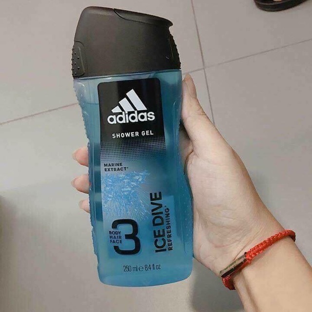 Dầu gội - sữa tắm - sữa rửa mặt Adidas 3 trong 1 Thái Lan - Hàng nhận order
