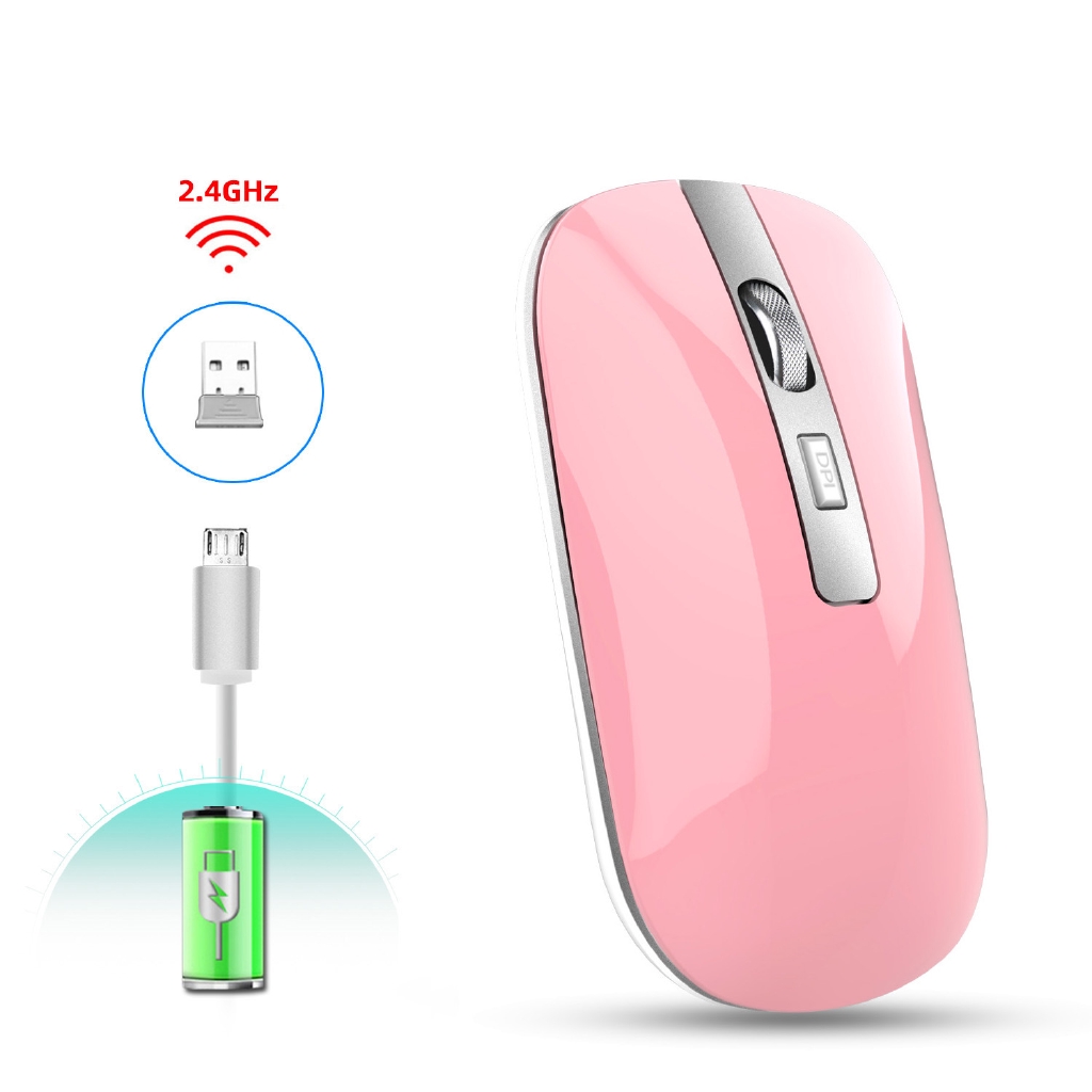 Chuột Máy Tính Không Dây Ykv M30 2.4g 500 Mah