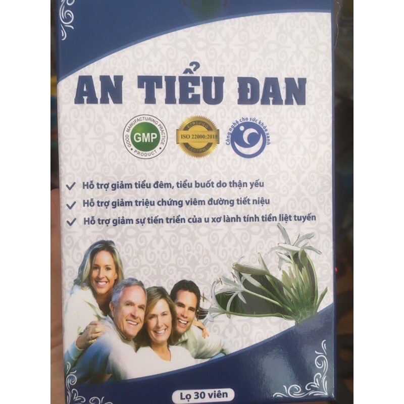 AN TIỂU ĐAN- Hỗ trợ triệu chứng viêm đường tiết niệu, tiểu không tự chủ (lọ 30viên)- Nhà thuốc Phương Linh