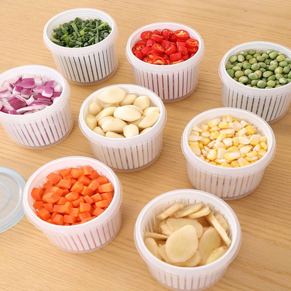 Rổ Rửa Rau Củ Quả Hai Lớp Kín Đáo Tiện Dụng Cho Nhà Bếp