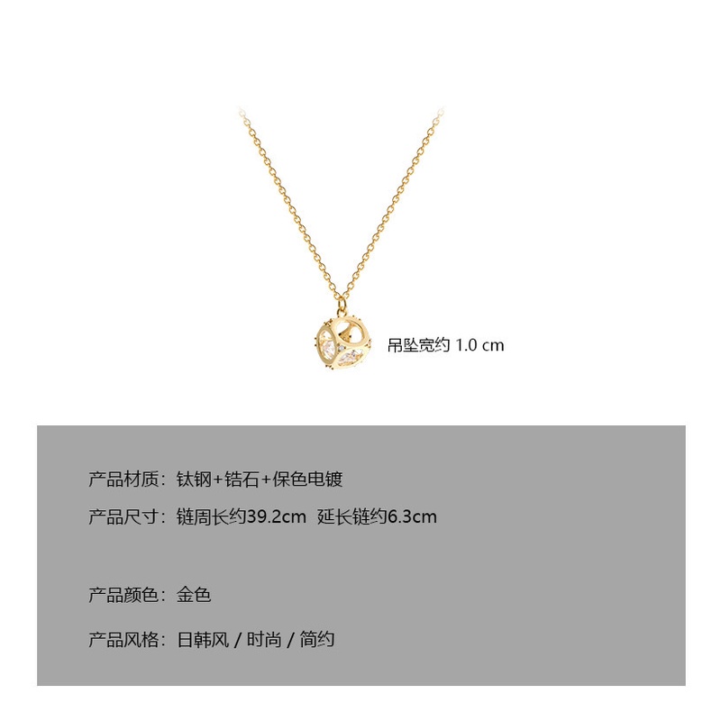 Dây Chuyền Bằng Thép Titan Không Gỉ Mặt Vuông Thời Trang Dễ Phối Đồ