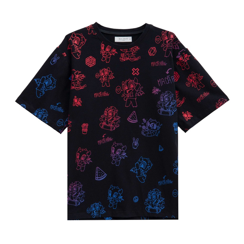 MACARON-Áo thun tay ngắn cotton bốn chiều MA CÀ RỒNG - COLORFUL FUNNY