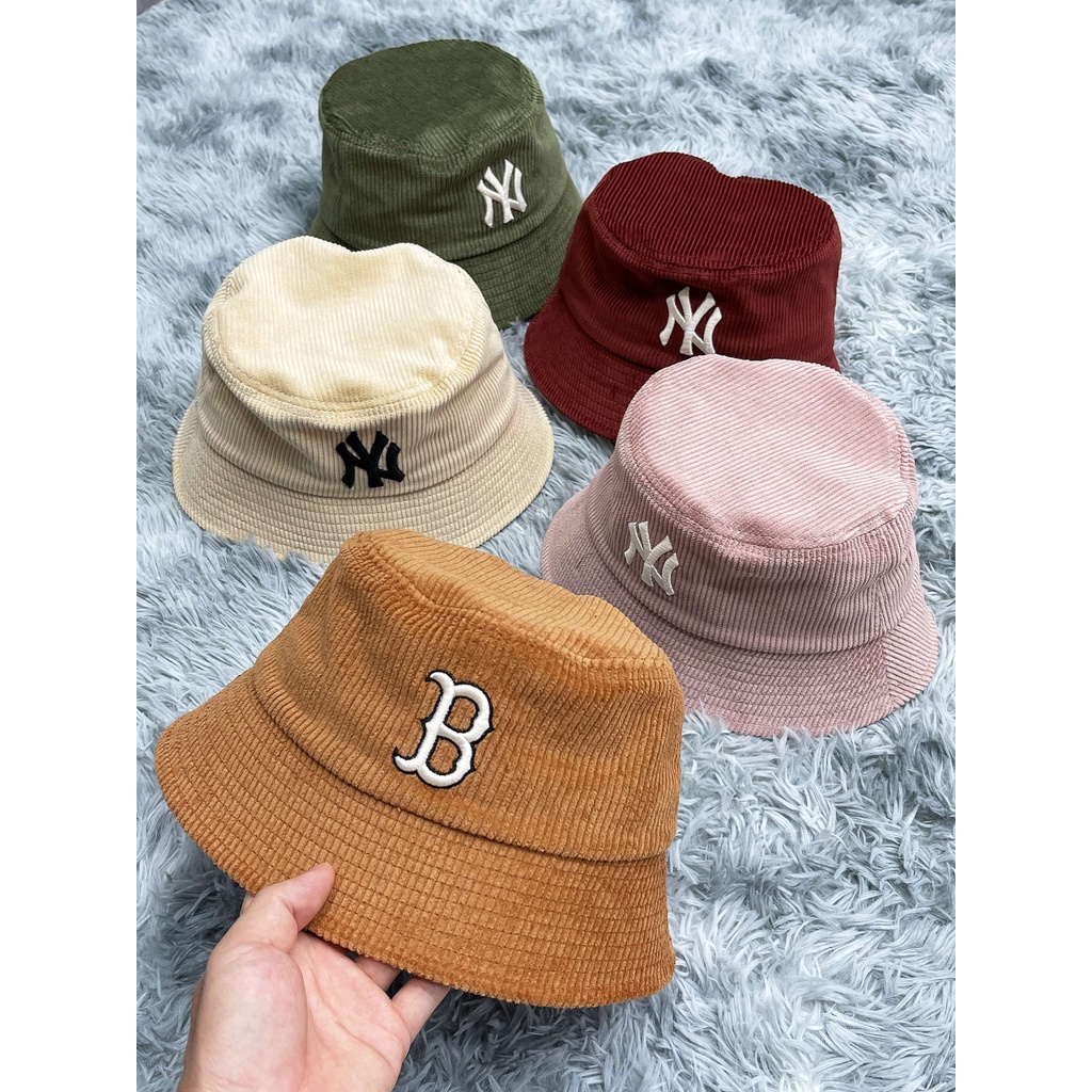 Nón Vành MLB Cordoroy Basic Bucket Hat New Color N58