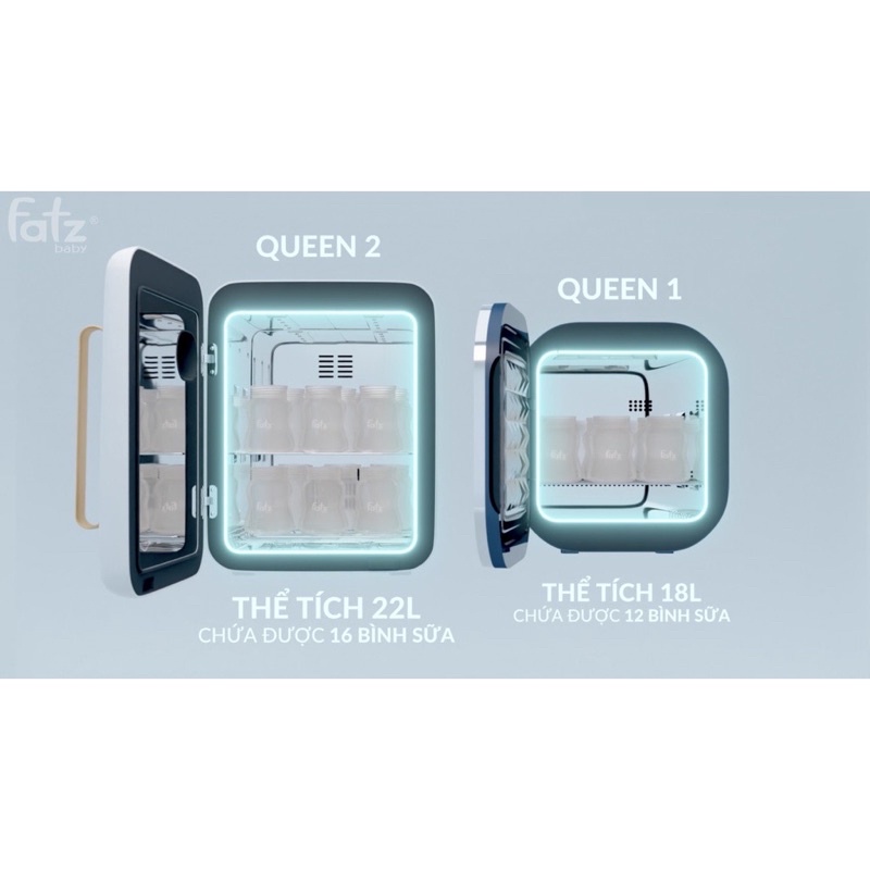 Máy Tiệt Trùng Sấy Khô UVC-LED Fatz Baby 22L - Queen 2 - FB4707CY
