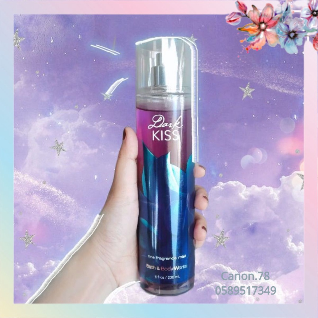 👑 Xịt thơm Dark Kiss Fine Fragrance Mist Bath and Body Works 10ml