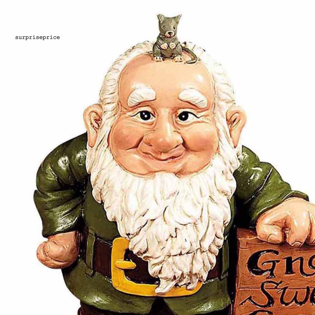 Mô Hình Hàng Rào Gnome Dễ Thương Trang Trí Sân Vườn