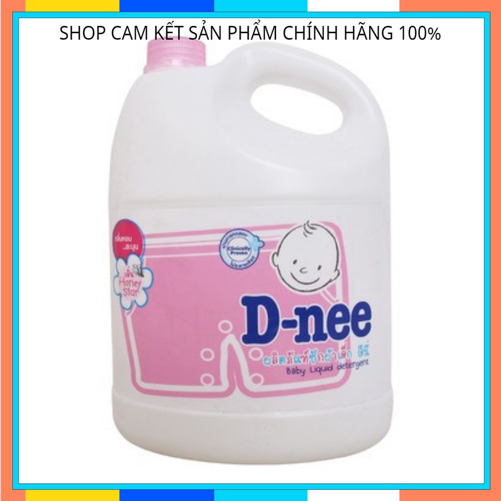 NƯỚC GIẶT XẢ DNEE 3000ML (Màu hồng )Hương thơm nhẹ nhàng mát dịu giúp quần áo bé yêu luôn thơm tho cả ngày.