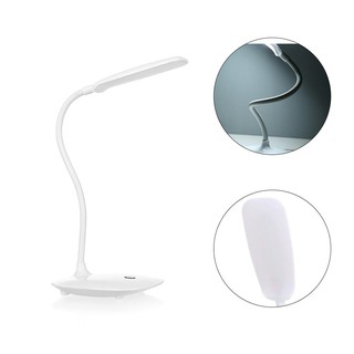 LED Desk Read Lamp USB Powered Study Foldable Bendable Office Table Light