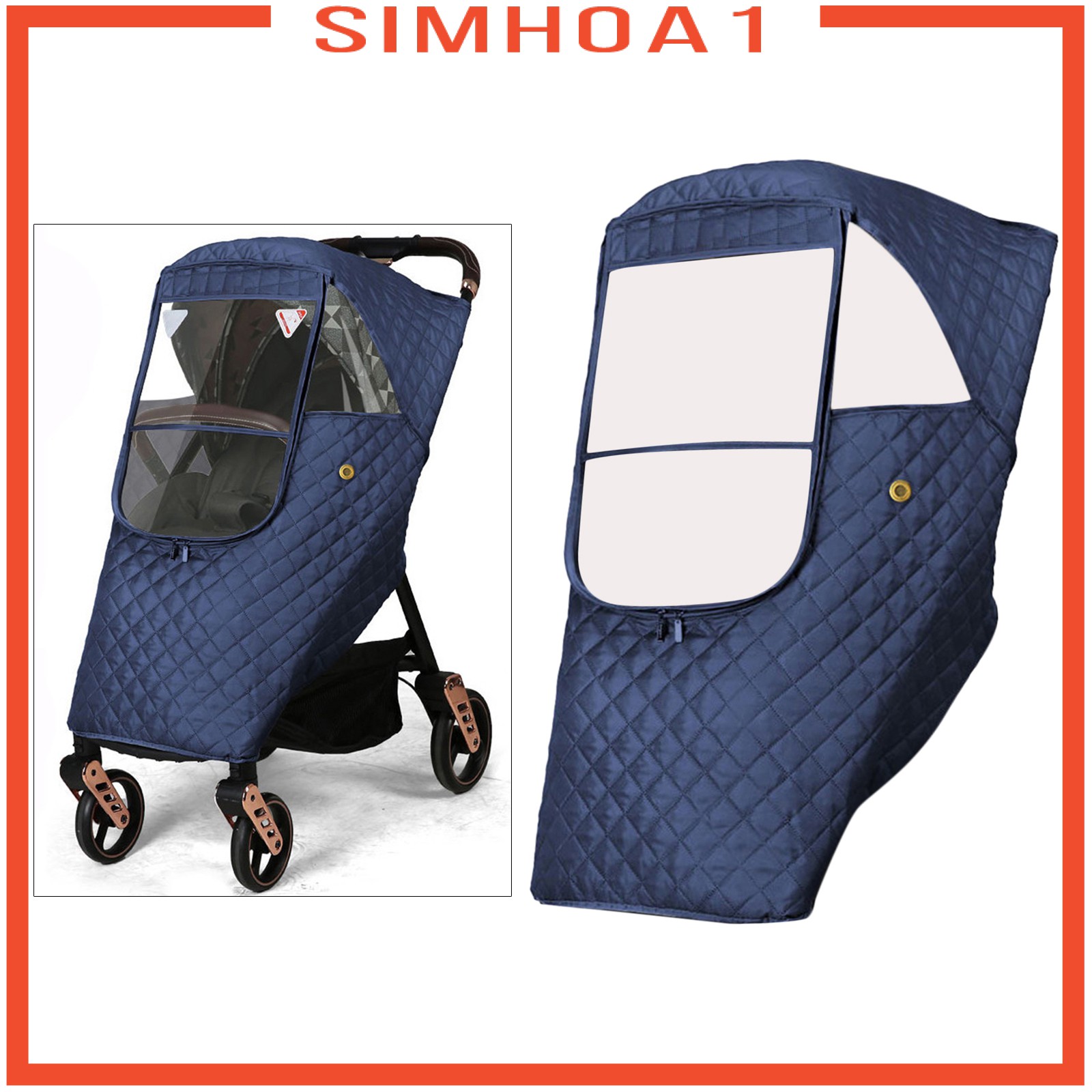 Tấm Phủ Chống Bụi Cho Xe Đẩy Em Bé Simhoa1