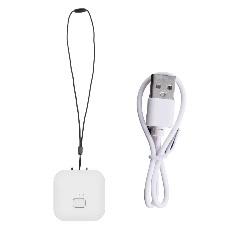 Máy Lọc Không Khí Ion Âm Khử Mùi Cổ Di Động Có Thể Sạc Lại