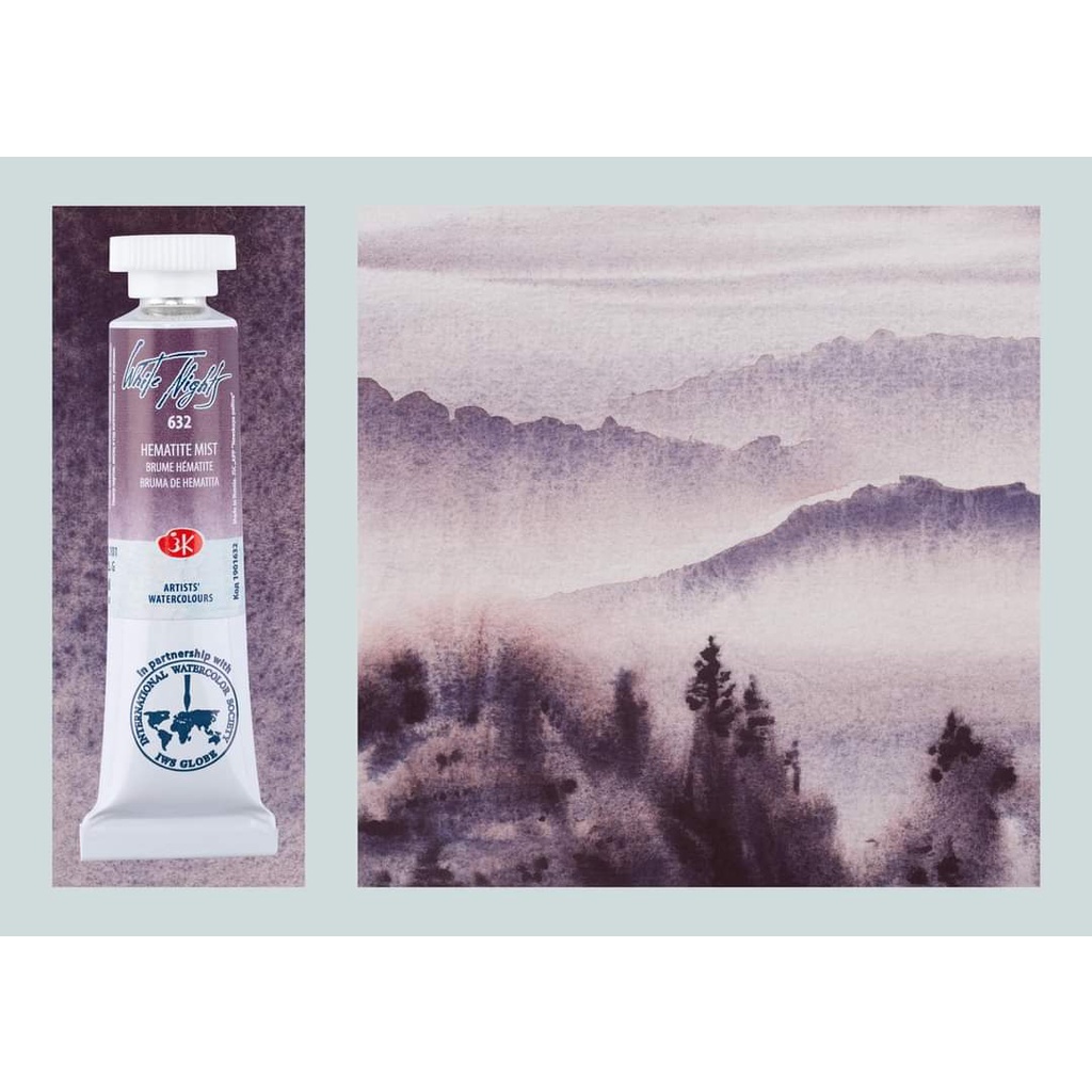 MÀU NƯỚC TÁCH LỚP WHITE NIGHTS CHÍNH HÃNG SET MÀU MỚI 2022