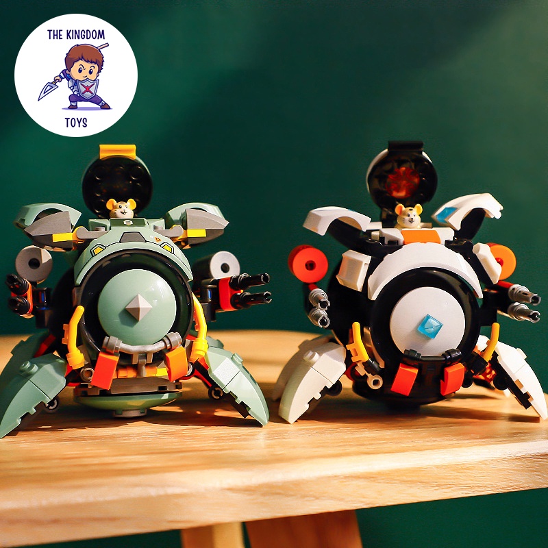 Đồ Chơi Lắp Ráp Mô Hình Wrecking Ball Hammond Đèn Laser Chuột Hamster Iron Man / Captain American / Batman