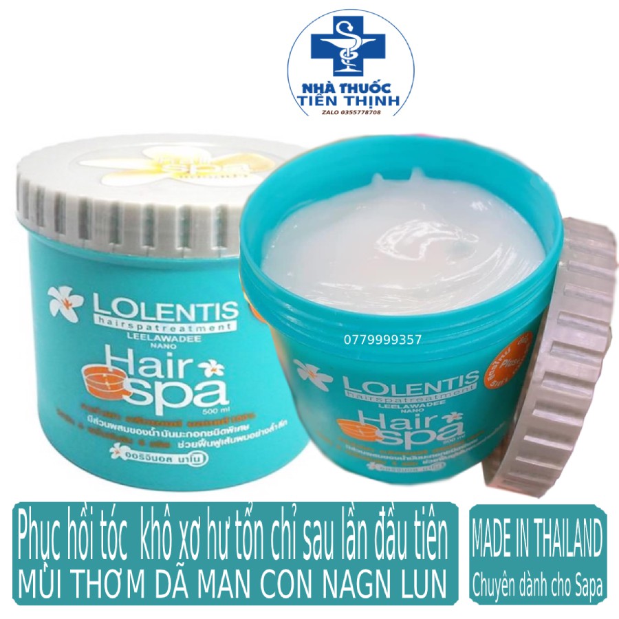 Dầu Ủ Tóc Hoa Sứ THÁI LAN LOLENTIS HAIR SPA 500ML