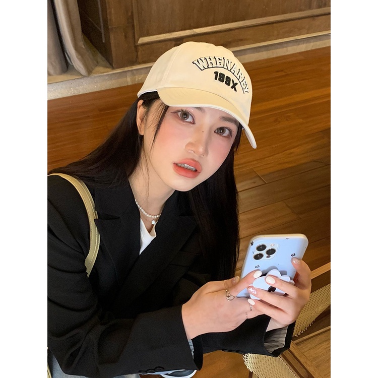 Mũ Lưỡi Trai Che Nắng Mỏng In Chữ Phong Cách Mỹ Thời Trang Xuân Hè Cho Nữ