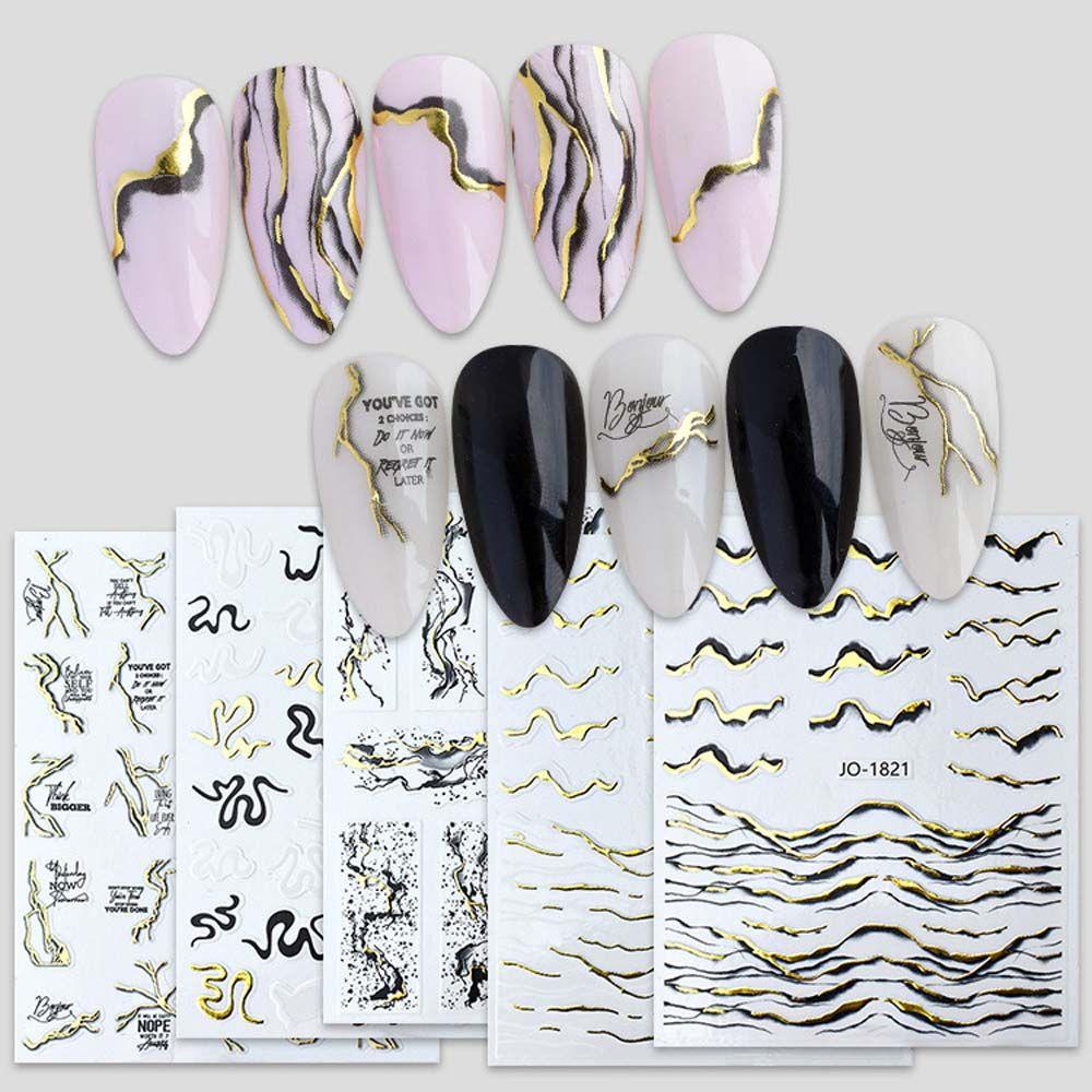 1 Nhãn Dán Trang Trí Móng Nghệ Thuật 3D Hình Đá Hoa Cương