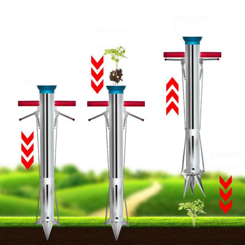 Máy trồng cây tự động TCD-76.2 2 tay cầm, Ống trồng cây tự động, Dụng cụ trồng cây gieo hạt