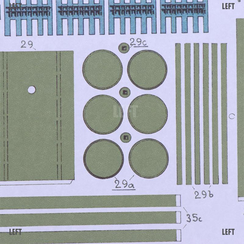 LEFT 27*12cm Soviet Union T-34 Medium Tank DIY 3D Paper Card Model Toys