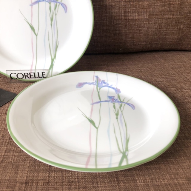 Combo 2 Dĩa thuỷ tinh Mỹ Shadow Iris Corelle 7707 -18cm