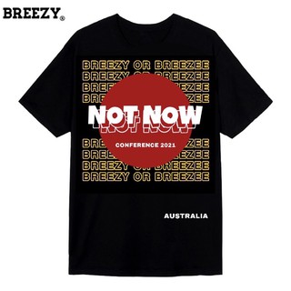 Áo breezy not now đỏ t-shirt