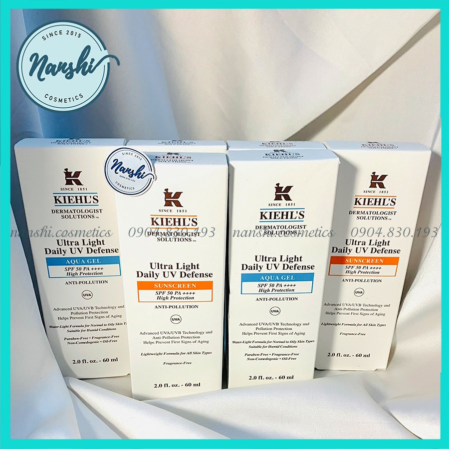 Kem Chống Nắng Kiehl's Ultra Light Daily UV Defende SPF 50 PA++++ 60ml