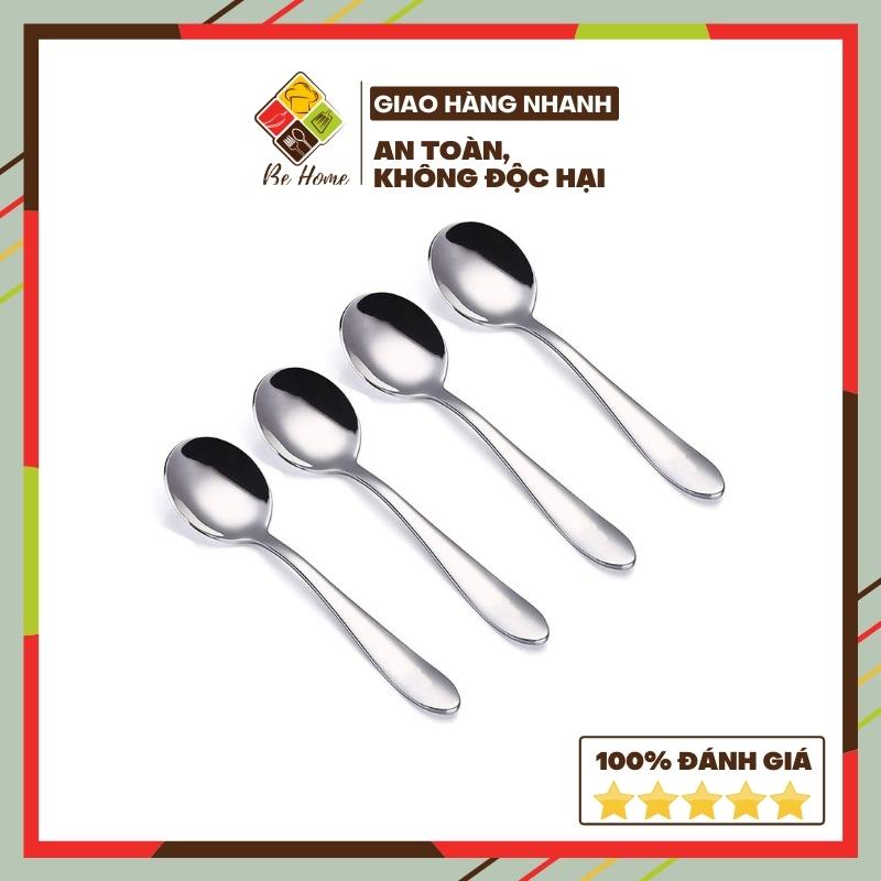 Thìa inox Rehang BEHOME Thìa ăn cơm Hàn Quốc Sang Trọng - Chống trơn trượt [HÀNG CAO CẤP]