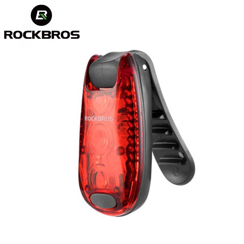 Đèn đuôi xe đạp MTB ROCKBROS có thể gắn mũ bảo hiểm giúp an toàn khi đi xe vào ban đêm