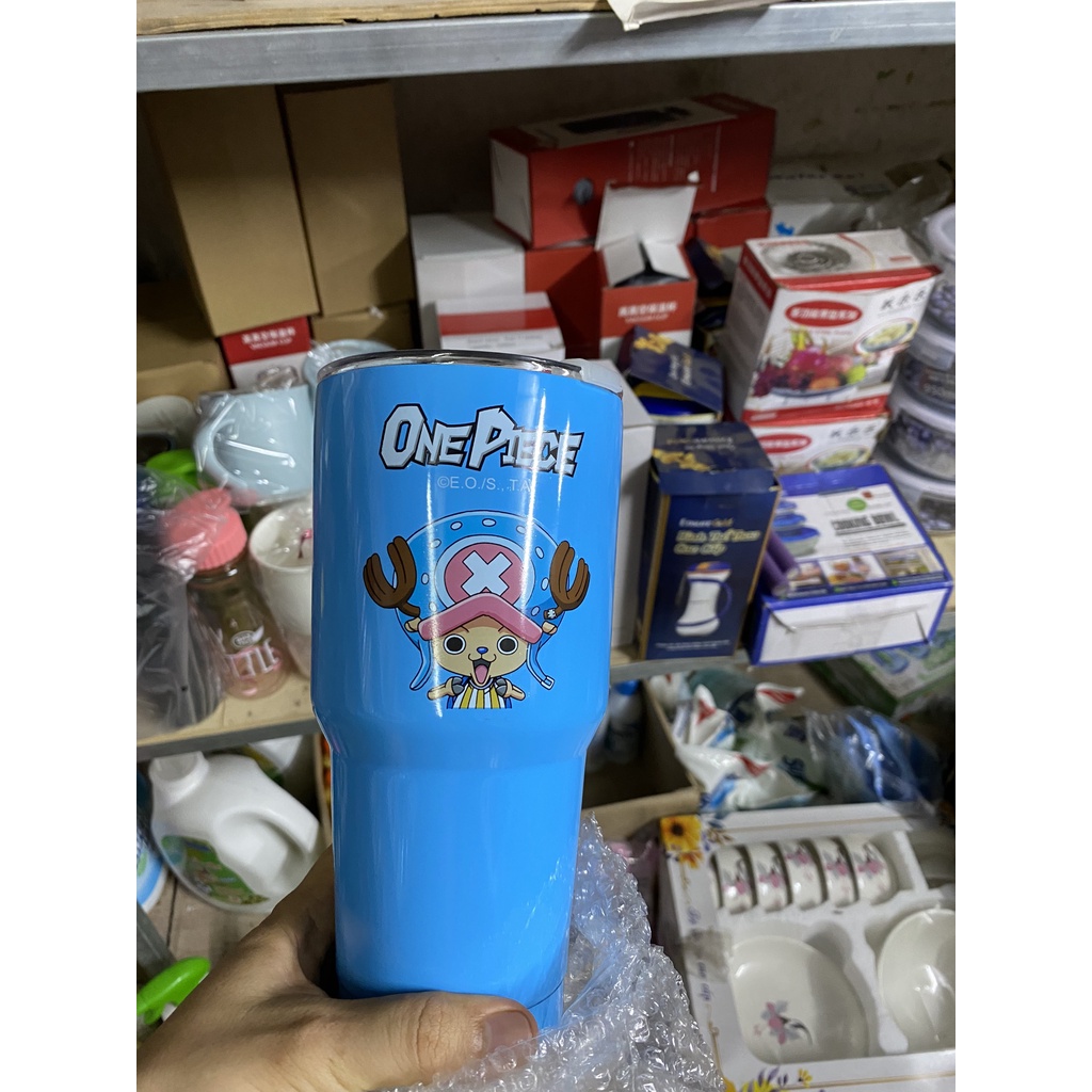 Cốc Giữ Nhiệt Thái Lan 900ml Chống Trào Tiện Lợi + Tặng Kèm Full Bộ Phụ Kiện Ống Hút Tái Sử Dụng Và Túi Đựng