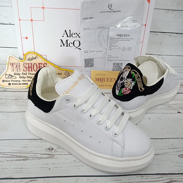 Giày Thể Thao Nam Nữ MCQ Gót Nhung Đen Full Size 36-43 | BigBuy360 - bigbuy360.vn
