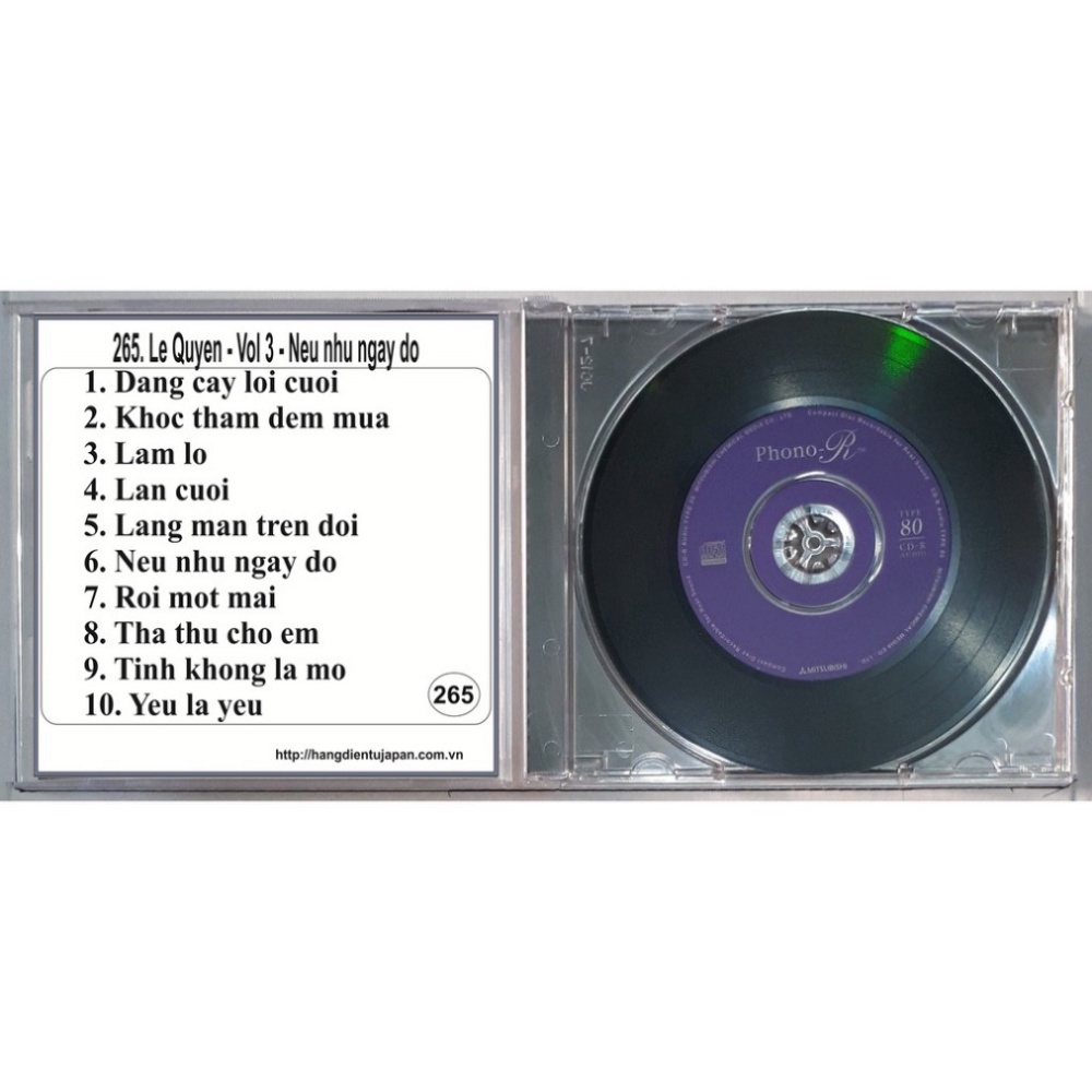 Bộ 8 CD lệ quyên như hình
