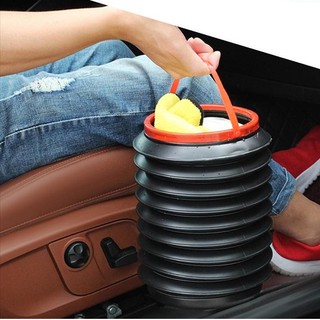 Thùng chứa đồ chứa rác đa năng gấp gọn trên oto dung tích 4L