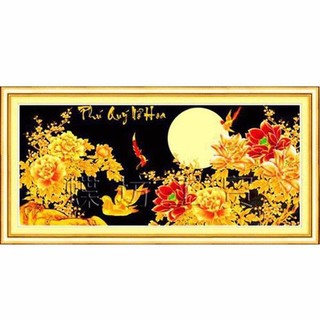 Tranh thêu phú quý nở hoa 222561