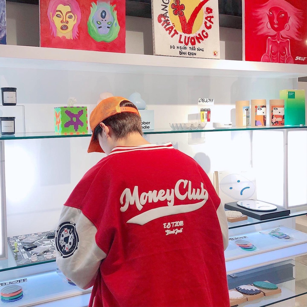 Áo bomber nam nữ phối tay chữ M 3 màu trẻ trung cá tính/ Áo khoác thu đông kiểu cúc bấm dáng rộng thời trang unisex | BigBuy360 - bigbuy360.vn