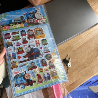 HD212024 - Tờ dán sticker nổi 3D to cho bé