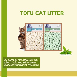 Cát vệ sinh mèo đậu hủ 7 lit -tofu